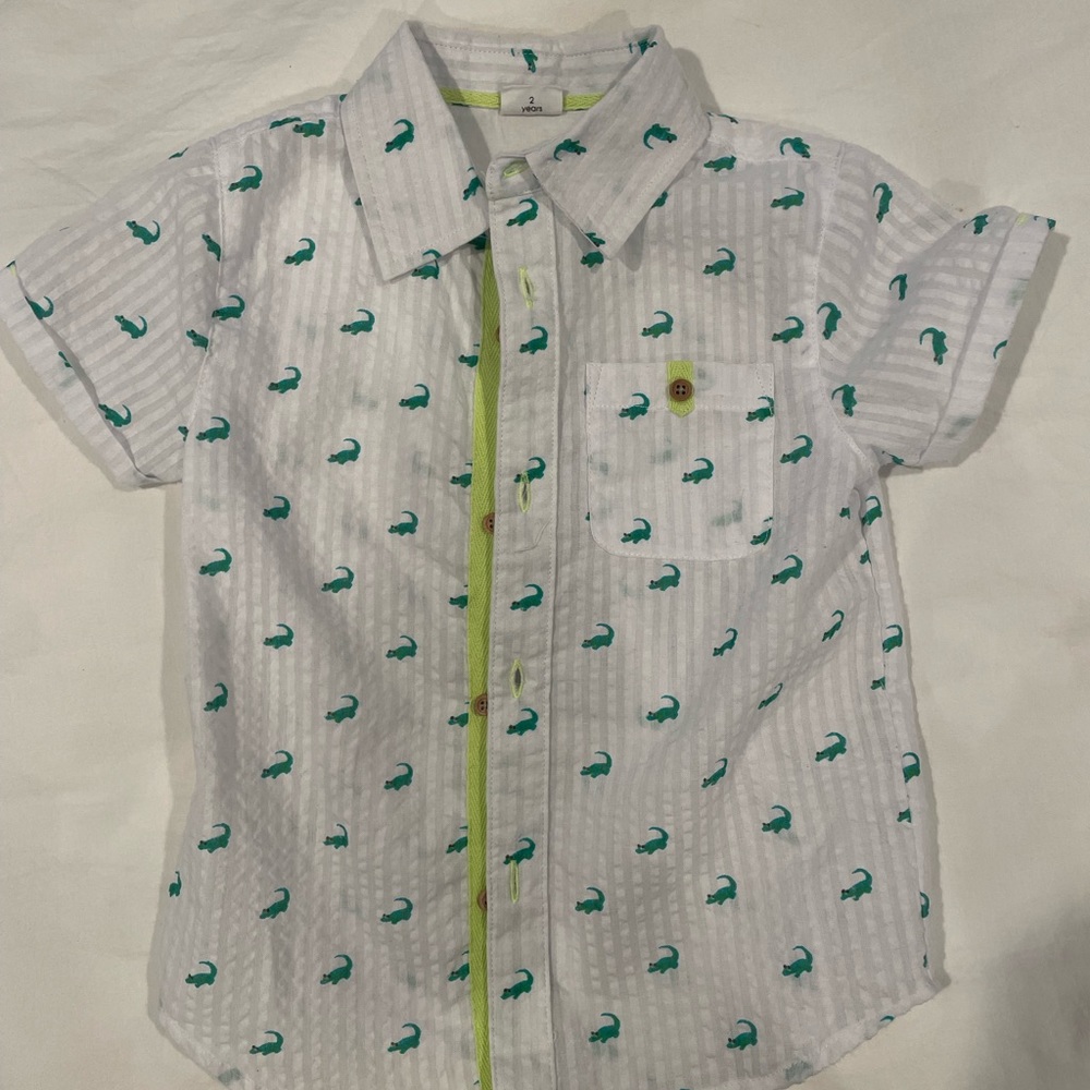 Boys EGG button down shirt. 2T